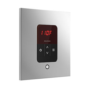 iTempo Square Steam Shower Control in Polished Chrome